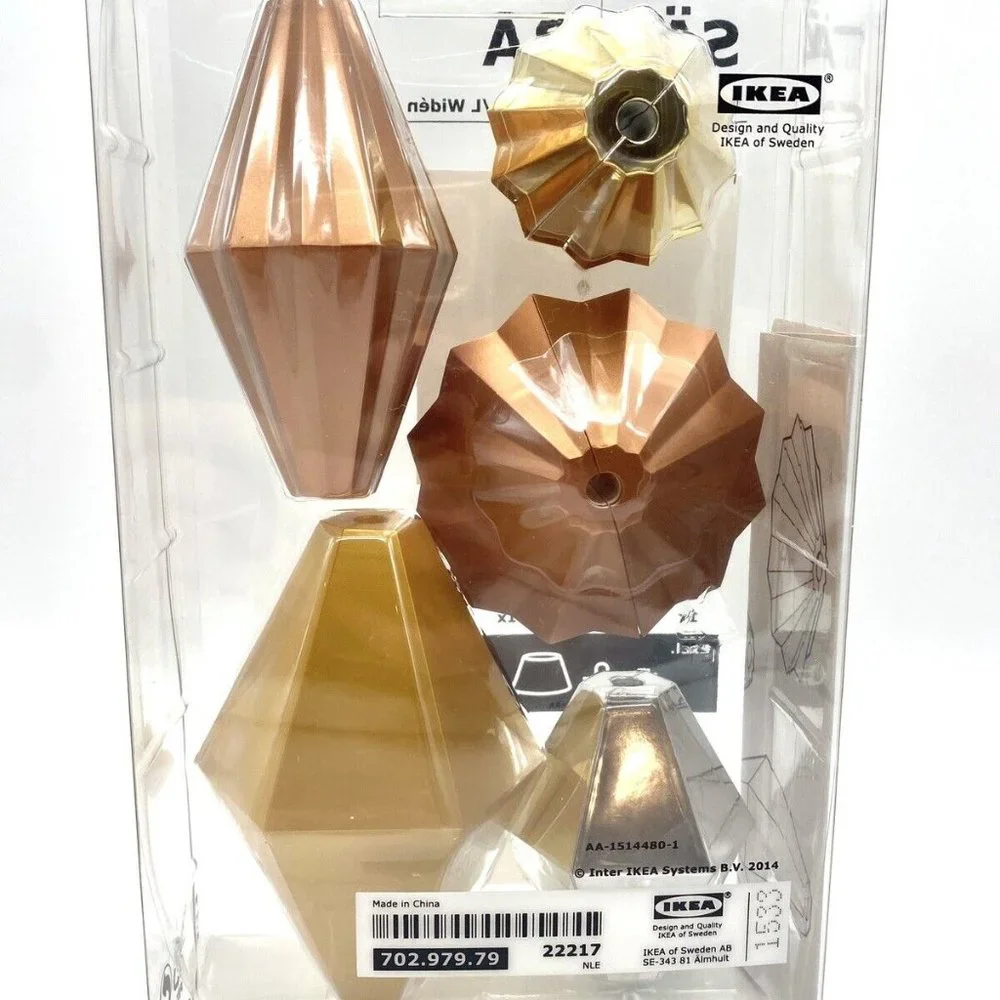 Ikea Sattra Accessory Hanging Lamp Cord 22217 5pc Set in package
